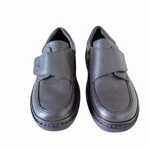 Propet Men's Scandia Strap Shoe M5015 Dark Brown Grain Size 9